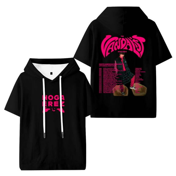 Noga Erez The Vandalist Tour 2025 Merch Hooded T-Shirts Women Men Short Sleeve Tee Casual Fashion Clothes