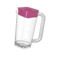 thumbnail image 4 of Jarra de agua de 2 l, tetera para té helado, tetera para agua fría, recipiente de regalo, jarra de fría y caliente de gran capacidad, para nevera para Rojo, 4 of 8