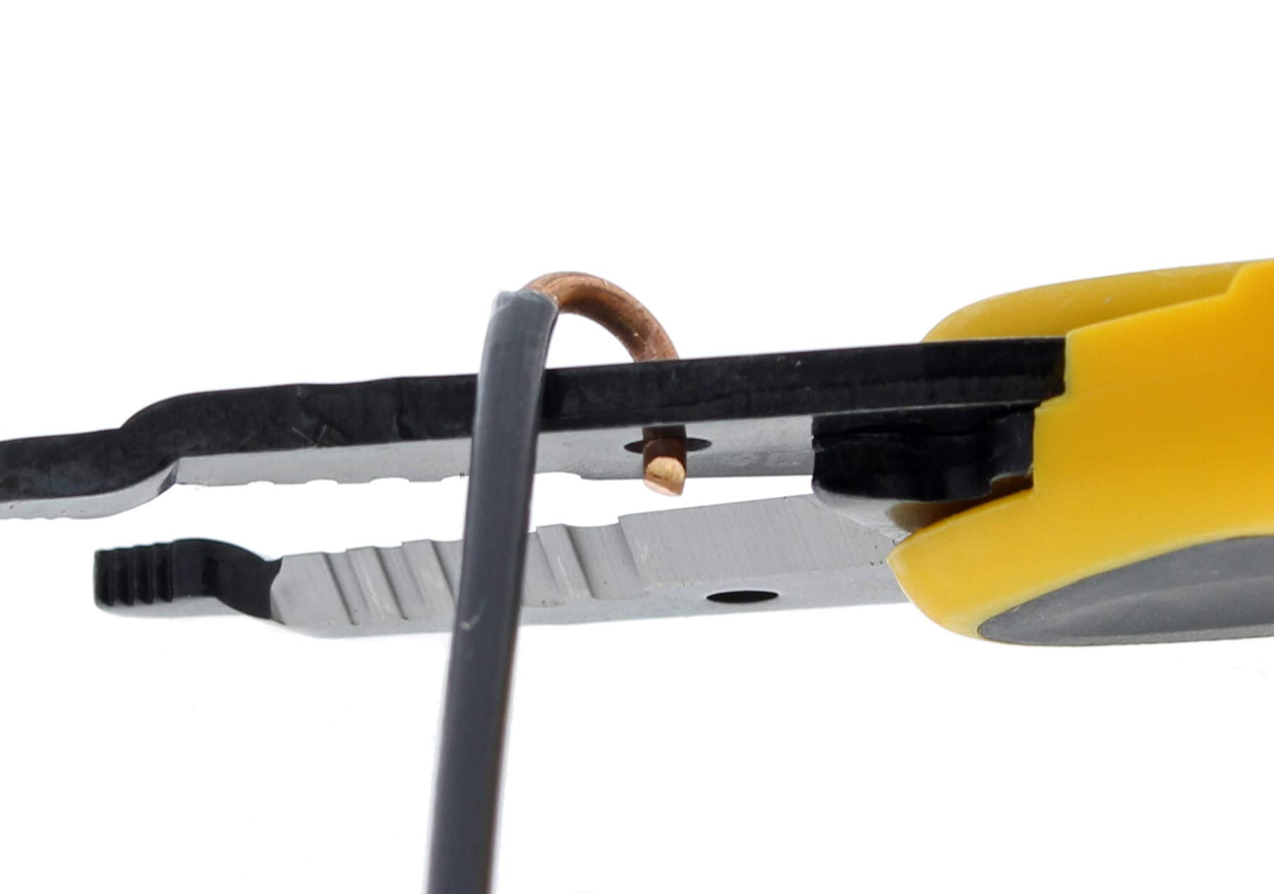 Electrical 45-915 Kinetic Reflex T-stripper - 10-20 Awg  Wire Stripper With Thumb Rest Plier Nose Slide Lock Textured Grips