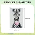thumbnail image 6 of ONETECH Pop Art Zebra Golf Towel 24x16in Golf Accessories and Gifts 1PC, 6 of 7