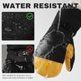 thumbnail image 3 of OZERO Winter Warm Gloves, Thermal Snow Mittens for Men Women, Skiing Snowmobiling Snow Shoveling, 3 of 6