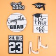 thumbnail image 4 of Bobasndm 7 Pcs Graduation Tiered Tray Decor Class of 2023 Table Decorations Congrats Wood Signs Tiered Tray Decorations Set Graduation Gifts for Graduation Ceremony Home Party Holiday, 4 of 9