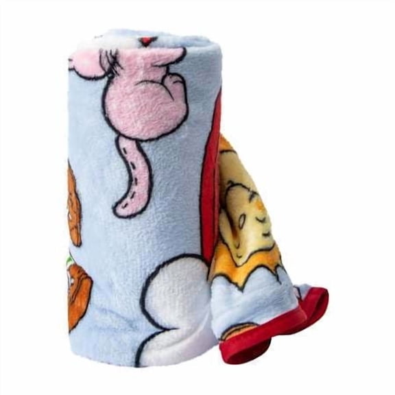 Strawberry Shortcake Travel Blanket 40in x 50in - Blue