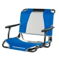 thumbnail image 3 of GCI Outdoor Big Comfort Stadium Seat With Armrests and Back Support for Bleachers, Royal, 3 of 11
