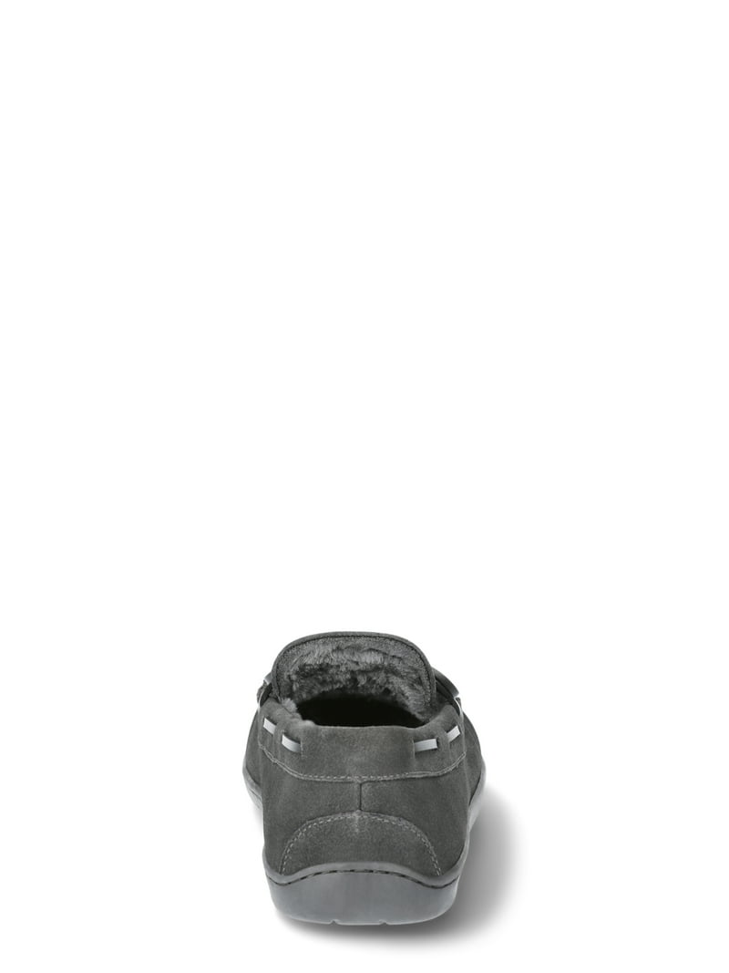 George Men's Genuine Suede Moccasin Slippers