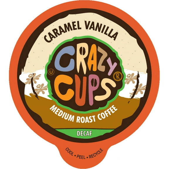 Decaf Caramel Vanilla By Crazy Cups