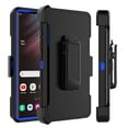 thumbnail image 2 of For Samsung Galaxy S23 2023 61" Case, Heavy Duty Rugged Defender Case with [Belt Clip Holster] [Built in Screen Protecotr], Shockproof Full Body Protection Kickstand Cover, Blue, 2 of 8