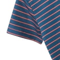 thumbnail image 5 of EnJoCho Toddler Boys Girls Striped Tee Basic Crewneck 𝖡lock Color Short Sleeve Athletic Tops Cotton Baby Casual Comfortable Preschool Daycare Outfit, 5 of 6