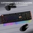 thumbnail image 5 of Keychron K10 HE 100% TKL Wireless RGB Magnetic Switch Keyboard, Rapid Trigger, QMK, 2.4G/BT, Black, 5 of 10