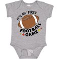 thumbnail image 3 of Inktastic It's My First Football Game Boys or Girls Baby Bodysuit, 3 of 5