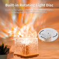 thumbnail image 3 of Dynamic Rotating Water Ripple Night Lamp,Color Changing Crystal Lamp with Remote Control,Sea Wave Night Lamp Projector,Crystal Table Lamp Decoration, 3 of 5