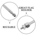 thumbnail image 4 of 2pcs Motorcycle Flagpole Handlebar Mounting Flag Pole Bike Accessories, 4 of 6