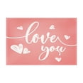 thumbnail image 2 of TUWABEII Cadeaux de la Saint-Valentin Sets de Table Isolants en Lin Imprimé pour Femmes, 2 of 4