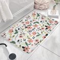 thumbnail image 3 of Pioneer Flower Floral Print Flannel Non Slip Door Rugs,Washable Door Mats Indoor,Decorative Door Mats,Dirt-Resistant and Absorbent Doormat for Entrance,Bedroom,Kitchen,Bathroom,31.5"x17", 3 of 4