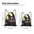 thumbnail image 2 of Goofa The Nightmare Before Christmas Print Drawstring Backpack Bag Sport Gym Sackpack Cinch Bags Drawstring Bags Draw String Sport Bag-Medium, 2 of 6