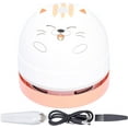 thumbnail image 1 of Desktop Vacuum Cleaner, Mini,Cordless & Portable Cute Animal Design Desktop Vacuum Cleaner USB Charging Mini Dust Catcher Upgraded Version of Mini Desk Vacuum Cleaner (Cat), 1 of 8