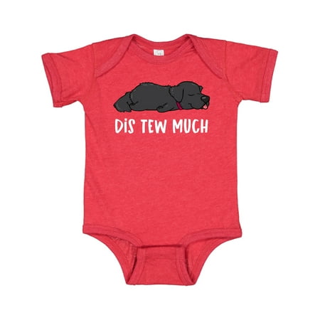 

Inktastic Napping Dis Tew Much Flat-Coated Retriever Gift Baby Boy or Baby Girl Bodysuit