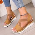 thumbnail image 4 of MKLEKYY Sandalias de Playa para Mujer, Sandalias Grandes de Verano para Mujer, Nuevas Sandalias Informales Con Tacón de Punta Plana y Boca de Pez para Mujer, 4 of 4