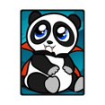 thumbnail image 1 of RYLABLUE Panda Fleece Blanket Throw Blanket 58x80 inches, 1 of 1