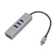 thumbnail image 2 of HUB USB C, Transmisión De Alta Velocidad aleación De Aluminio Gris Hub De Datos USB C De 4 Puertos 5 Gbps Plug And Play Para Computadora, 2 of 7