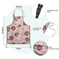 thumbnail image 7 of Pioneer Flower Floral Print Pattern Kids Aprons for Girls and Boys,Adjustable Neck Strap Toddler Aprons for Kids Cooking Baking, 7 of 7