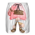 thumbnail image 3 of Pofeuu Coffee Gnome (1) Prin Men's Swim Trunks Quick Dry Bathing Suit Swimming Board Shorts Mesh Lining Beach Swimwear-3X-Large, 3 of 6