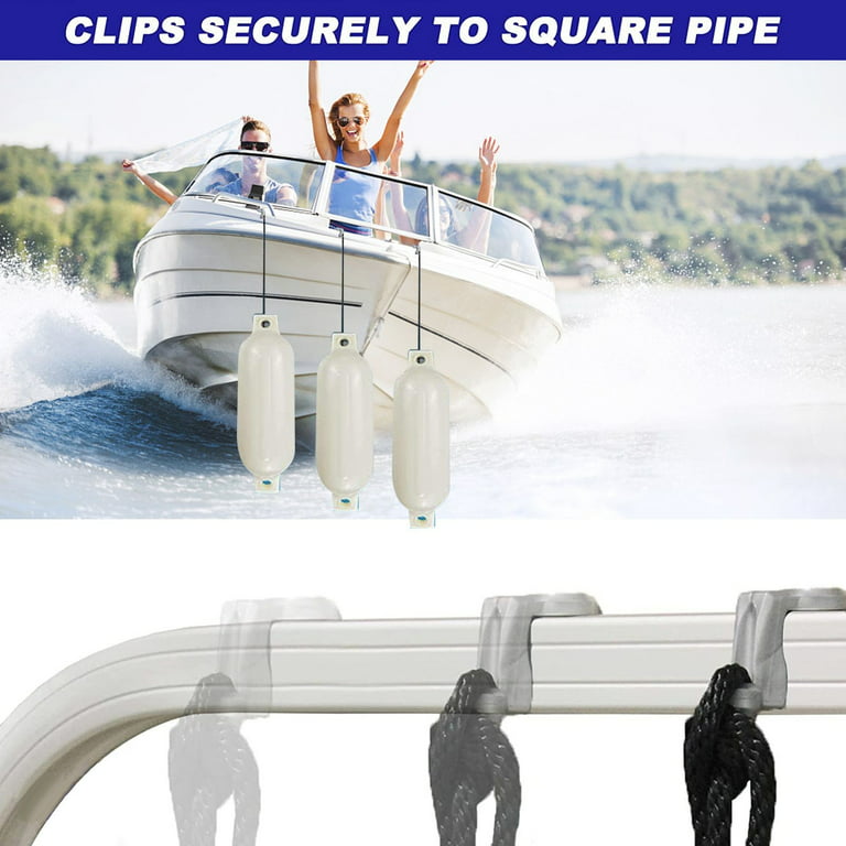  Boat Bumper Clips, Pontoon Boat Fender Clips For