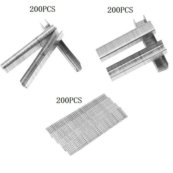 MYG 600pcs U/ Door /T Shaped Nail Shaped Stapler for Wood Furniture Household Use