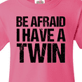 thumbnail image 4 of Inktastic Be Afraid I Have a Twin Youth T-Shirt, 4 of 5