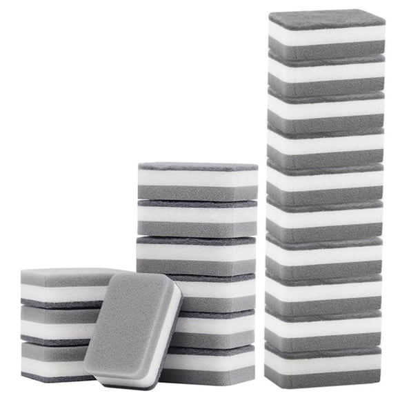 Kitchen Cleaning Supplies Scrub Sponges and Scouring Pads for Dishwashing Pot and Pan Scrubbing Versatile Kitchen Garage Bathroom Cleaning Tools