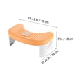 thumbnail image 2 of YSNOOWE Repose-Pieds de Toilette avec Double Antidérapant PP Grande Capacité de Charge 1 Paquet, 2 of 5