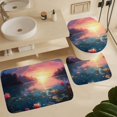 thumbnail image 6 of Butterfly Shower Curtain Sets with Rugs 4 Piece Rustic, 6 of 8