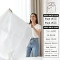 thumbnail image 5 of GOLD TEXTILES 24 Bulk Pack Full Flat Sheets 81"X108" Bright White T 200 Percale Hotel Linen Extra Soft and Comfortable, 5 of 8