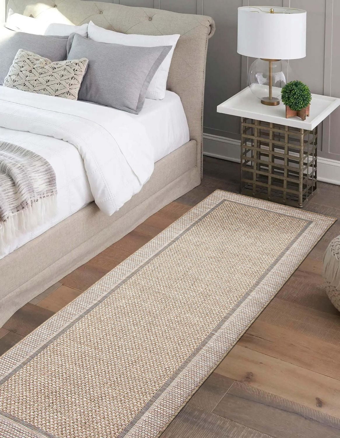 ECARPET Brooks Nautical Coastal Area Rug for living room, bedroom, dining room, entrance, hallway and more.