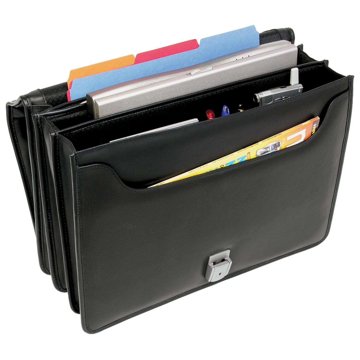 River North Leather Laptop Briefcase