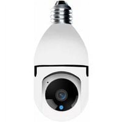 Mini cámara de seguridad con bombilla Wifi de alta definición de 1080P, vigilancia para interiores y hogares inteligentes