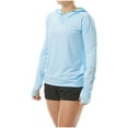 thumbnail image 2 of TYR Women's Sundefense Hooded Sun Shirt, 2 of 7