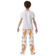 thumbnail image 4 of FORMRS Boys Pajama Pants with Pockets Size 13-14Y Kids Lounge Sleep Bottoms, Orange Seahorse, 4 of 8