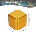 thumbnail image 2 of Uxcell Billiard Magnetic Chalk Holder Aluminum Pool Chalk Holder Billiards Cue Chalk Tip Case Golden, 2 of 7