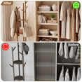 thumbnail image 7 of 6-Pack 30x16" Wire Rack Covers – Imitation Wood, Easy Install for Pantry, Kitchen & Closet(White), 7 of 7