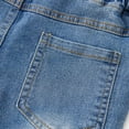 thumbnail image 7 of XXWXYD Girls Ripped Skinny Jeans Girls Lightweight Jeans High Waisted Stretchy Distressed Jeggings Straight Leg Washed Denim Pants with Pockets, 7 of 7