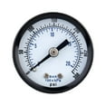 thumbnail image 4 of OULII 1Pack Gas Pressure Gauge Metal Black Round for Testing Measures Oil Pressure, 4 of 6