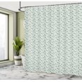 thumbnail image 5 of Ambesonne Jasmine Shower Curtain, Simple Petals Pastel Nature, 69"Wx75"L, Green Pale Teal, 5 of 5