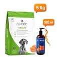 thumbnail image 1 of Croquetas para perro Nupec Super Premium Adulto Nupec 5 Kg con Bomber can aceite de Salmon 500 ml, 1 of 1