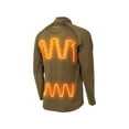 thumbnail image 4 of Muddy Outdoors Men's Nucleus Heated Base Layer Shirt Brown Clay 2XL, 4 of 5