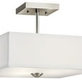 thumbnail image 5 of 43691NI Kichler Lighting Shailene - 3 Light Semi-Flush Mount - 14 inches wide-Brushed Nickel Finish, 5 of 5