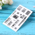 thumbnail image 3 of Código de barras Body Art Tattoo Stickers Impermeable Temporal Arm Decals Decor (B) JShteea  Cuidado Belleza, 3 of 8
