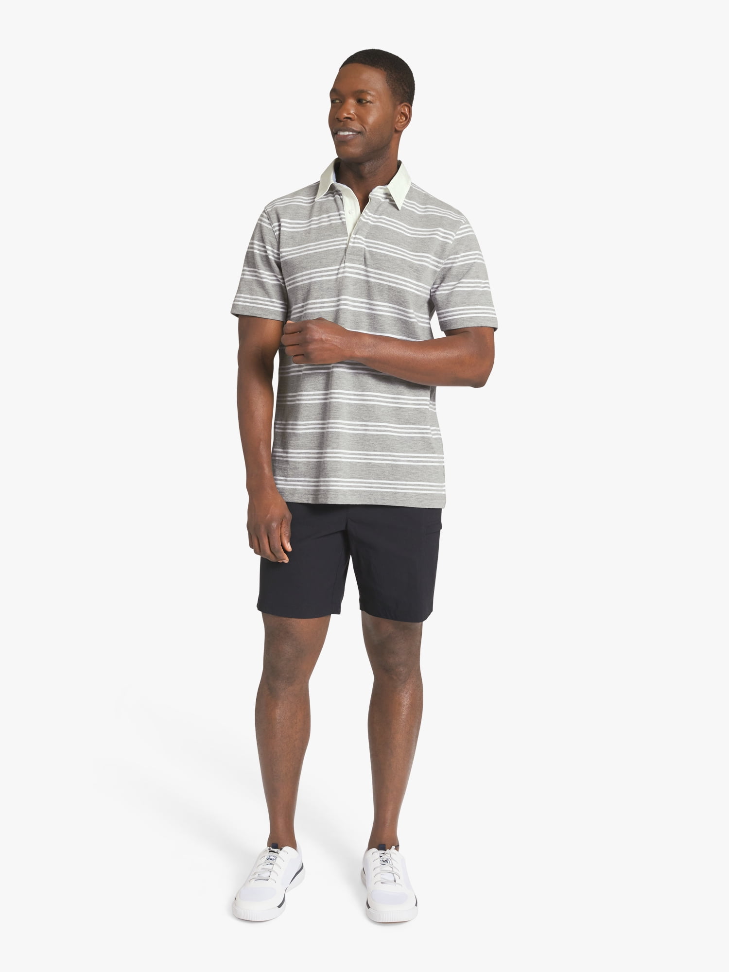 Chaps Men's Striped Pique Polo, Sizes S - 2XL