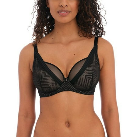 

Freya Tailored High Apex Plunge Underwire Bra (401121) 30GG Black