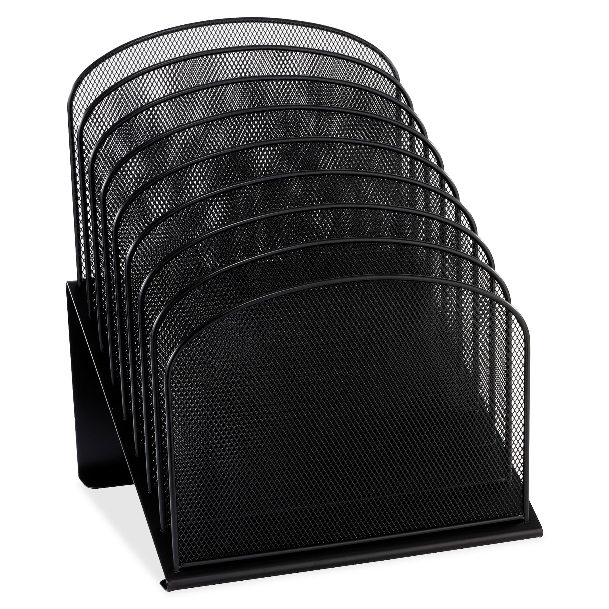 Safco Products Onyx Mesh 8 Tier Vertical Desktop Organizer 3258bl
